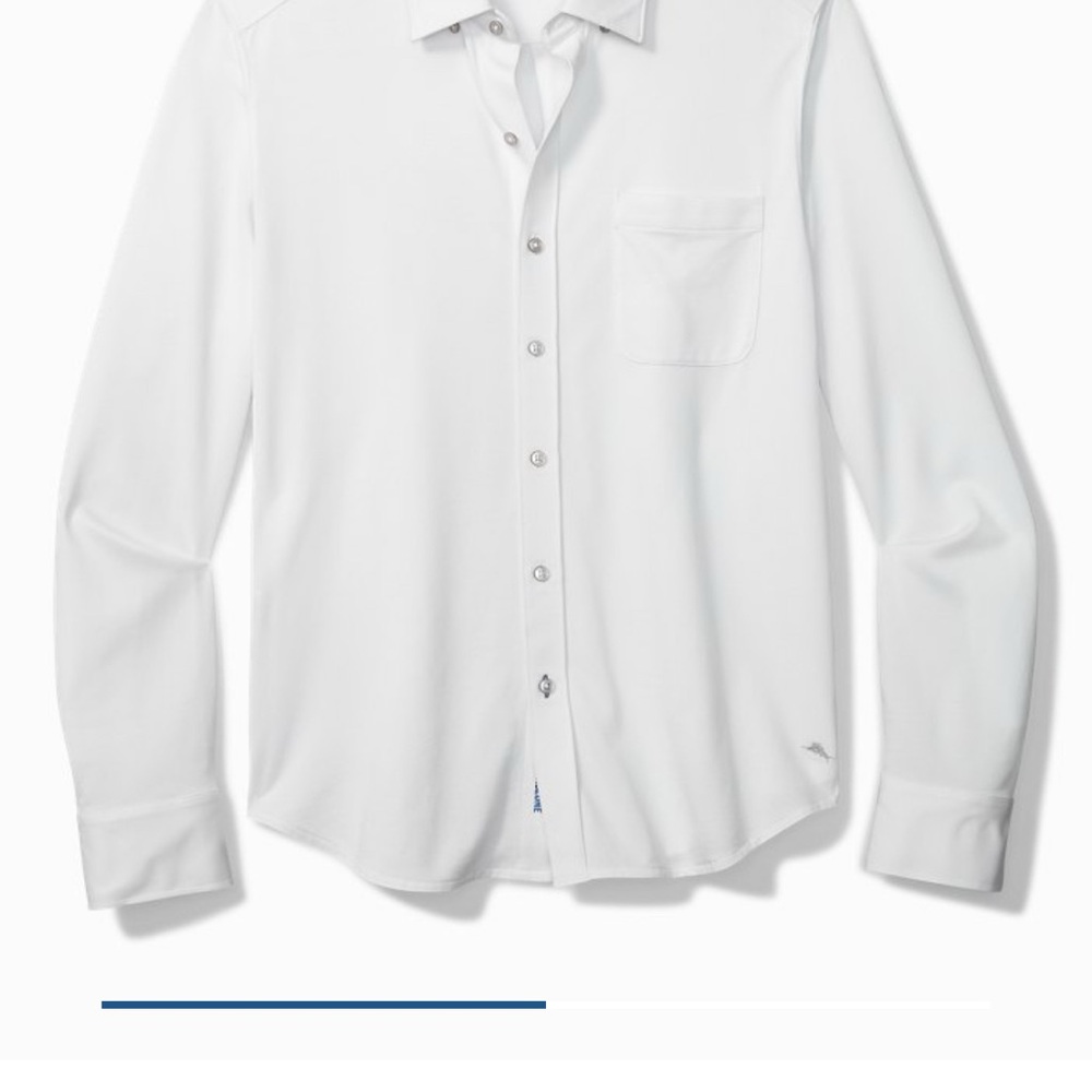 Tommy Bahama White The San Lucio Stretch Shirt